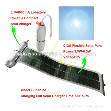5v Solar Power Panel Sprayer Bateria For Iphone 6